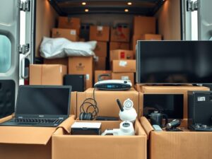 Jak skutecznie pakować elektronikę do przeprowadzki, by uniknąć uszkodzeń i chaosu logistycznego