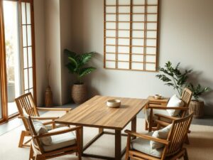 Meble do stylu Japandi: jak wybrać naturalne formy i zachować harmonię wnętrza