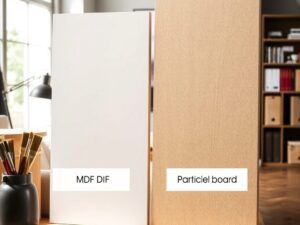 MDF czy płyta wiórowa: kryteria wyboru materiału na meble z uwzględnieniem trwałości i estetyki